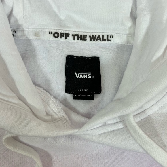 Women’s Vans Off the Wall Hi-Point Dip Dye Hoodie Purple White Size Large - Picture 5 of 9